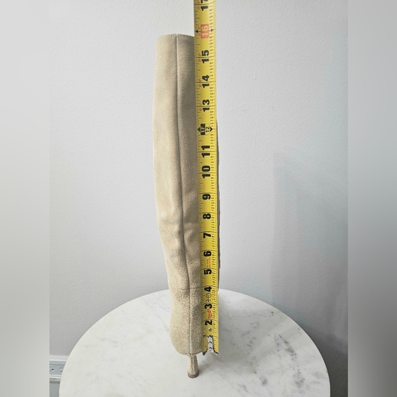 Knee-high Pull-on Boots in Suede - Picture 8 of 10